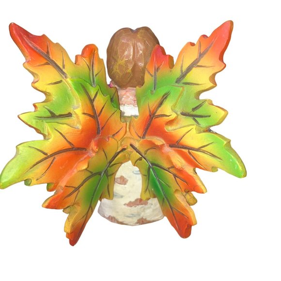 Fall Autumn Birch Tree Girl Angel Holding a Squirrel - Picture 5 of 12